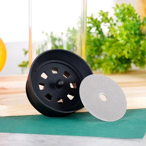 Karafka EXCELLENT Szklana 1 L Borokrzemowa z Pokrywką Nalewak