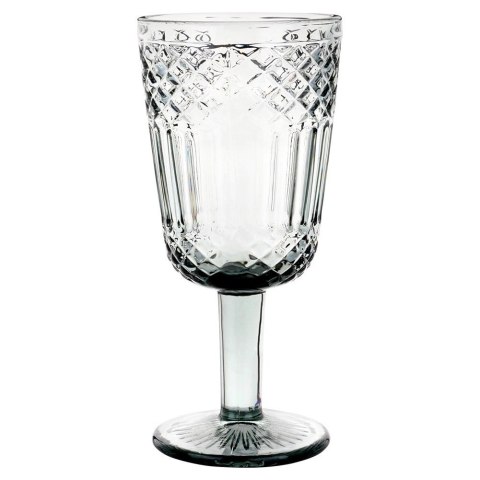 Kieliszek do Wina VILDE Szklany Czarny 270 ml Zdobiony Elegancki