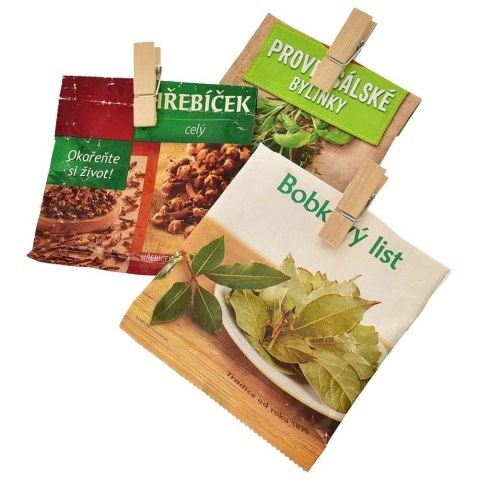 Klamerki Dekoracyjne ORION Drewniane 50 szt. 4,5 cm Scrapbooking