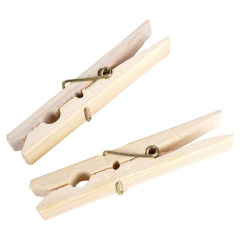 Klamerki na Pranie UC Bambusowe 48 szt. Mocny Zatrzask Odporne