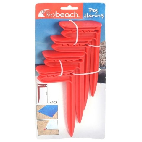 Klipsy do Ręcznika Plażowego PROBEACH Śledzie 4 szt. do Piasku