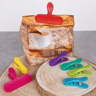 Klipsy do Torebek EXCELLENT 7 szt. 2 Rozmiary Mix Kolorów Szczelność