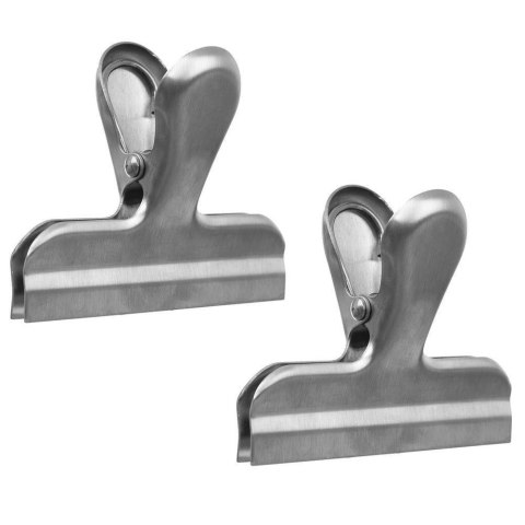 Klipsy do Torebek ORION Stal Nierdzewna 2 szt. 7 cm Szczelne