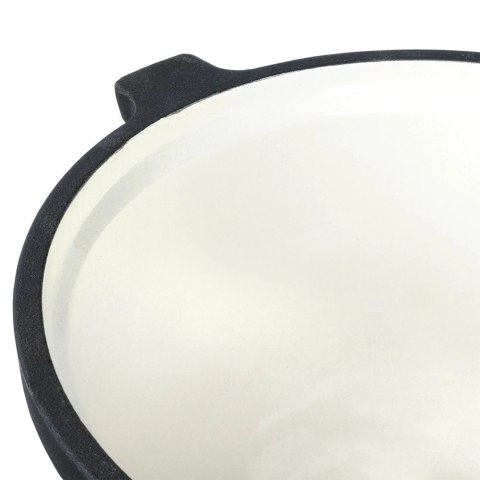 Kociołek Żeliwny Emaliowany na Nóżkach z Pokrywką na Ognisko CAST LINE 8 L