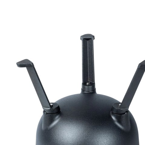 Kociołek Żeliwny Pojemny na Nóżkach z Pokrywką na Ognisko Grill CAST LINE 10 l