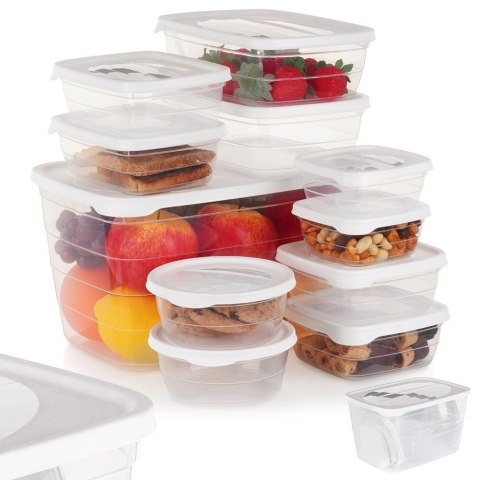 Komplet Pojemników Kuchennych do Kuchni Lodówki EXCELLENT HOUSEWARE 11 szt.