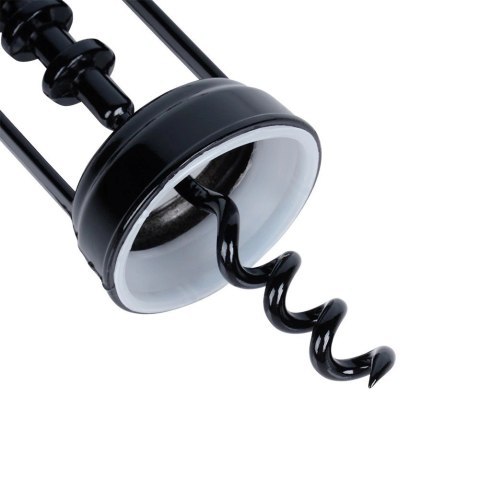 Korkociąg do Wina Metalowy Czarny 16 cm VILDE Wytrzymały Uniwersalny