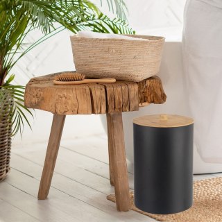 Kosz na Śmieci Łazienkowy Czarny 7 L ORION BLACK Wytrzymały i Pojemny