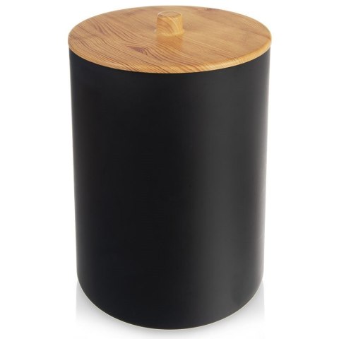 Kosz na Śmieci Łazienkowy Czarny 7 L ORION BLACK Wytrzymały i Pojemny