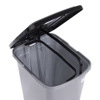 Kosz na Śmieci Odpady z Pedałem Pokrywą Wąski Wytrzymały Solidny ORION 15 L