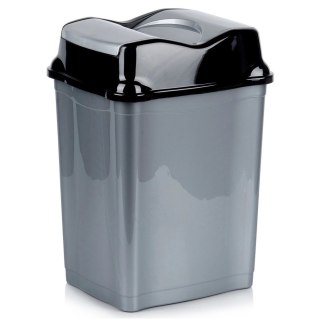 Kosz na Śmieci Plastikowy Szary 28 L ORION Wytrzymały i Pojemny