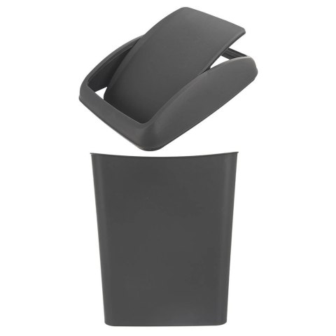 Kosz na Śmieci Plastikowy Szary 5 L ORION Wytrzymały i Pojemny