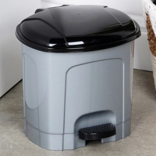 Kosz na Śmieci z Pedałem Plastikowy Szary 3 L ORION Wytrzymały i Pojemny