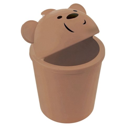 Kosz na śmieci miś brązowy 1,5 l
