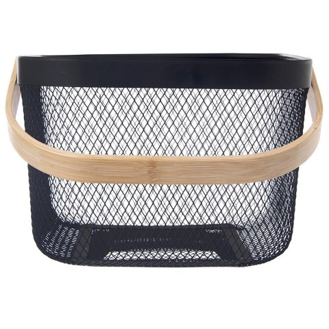 Koszyk do Przechowywania Metalowy Czarny 27 x 24,5 x 17,5 cm ORION RADKA
