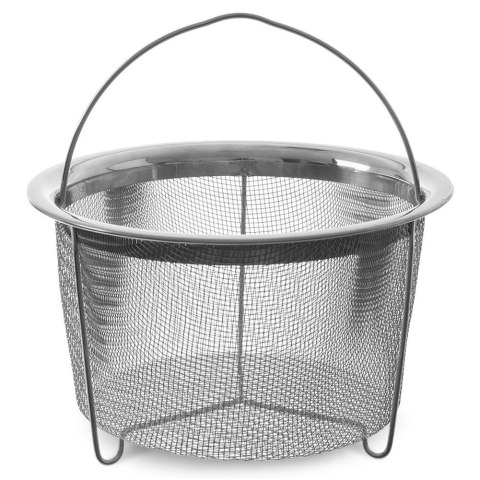 Koszyk do Smażenia Frytek Pączków Stalowy z Uchwytem Solidny ORION 21x13 cm