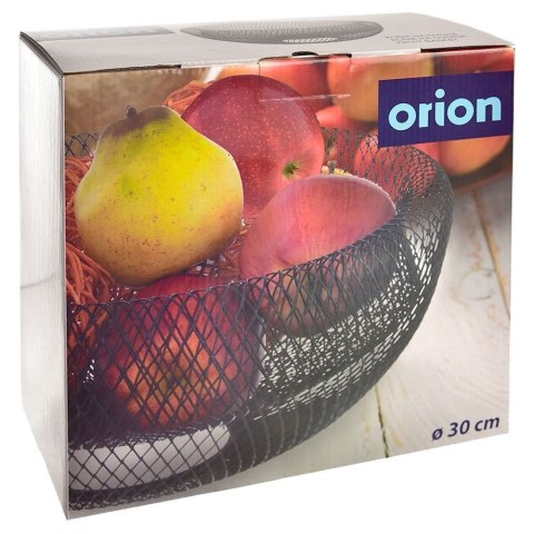 Koszyk na Owoce Metalowy Czarny VILDE Uniwersalny Praktyczny na Co Dzień