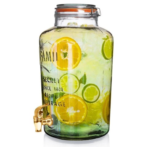 Kranik do Słoja na Napoje Czarny VILDE Uniwersalny Praktyczny na Co Dzień