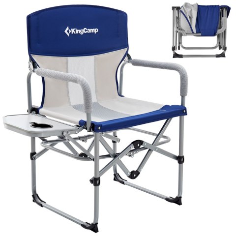 Krzesło Kempingowe Składane KING CAMP Director Grey