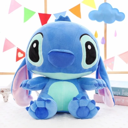 20-60cm Giant Size Lilo & Stitch Couple Models Cartoon Stuffed Plush Anime Plushs Toys Pendant Toy Pillow Kids Birthday Gift