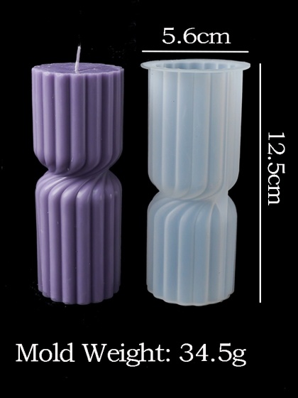 Styl skandynawski cylindryczna świeca formy silikonowe świece zapachowe mydło Making DIY żywica gipsowa