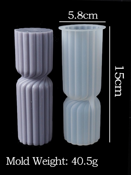 Styl skandynawski cylindryczna świeca formy silikonowe świece zapachowe mydło Making DIY żywica gipsowa rzemiosło