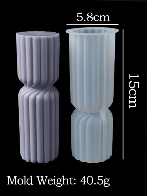 Styl skandynawski cylindryczna świeca formy silikonowe świece zapachowe mydło Making DIY żywica gipsowa rzemiosło