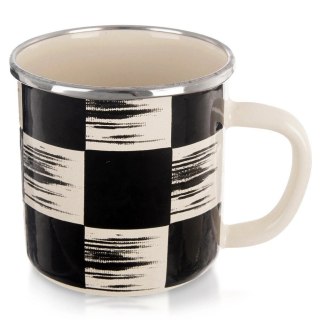 Kubek Emaliowany Nierdzewny Dekoracyjny Indukcja Gaz ORION 400 ml