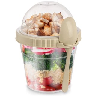 Kubek Pojemnik na Jogurt Musli Lunchbo x 400 ml ORION z Łyżeczką 13,5 cm