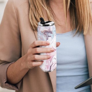 Kubek Termiczny Puszka 500 ml ORION Pastelowy Wzór Stal Nierdzewna