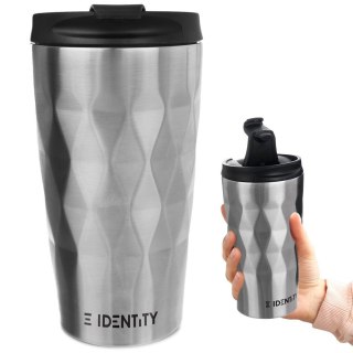 Kubek Termiczny Termos Bidon Puszka Srebrna ORION 430 ml