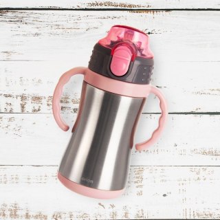Kubek Termiczny dla Dziecka Stalowy Różowy 300 ml