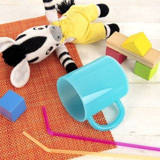 Kubek dla Dziecka Niebieski 270 ml ORION Lekki Wytrzymały do Napojów