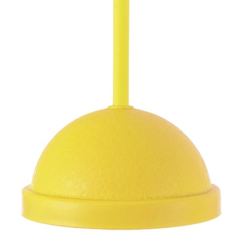 Kubek z Pokrywką i Słomką 450 ml ORION Żółty Nietłukący do Napojów