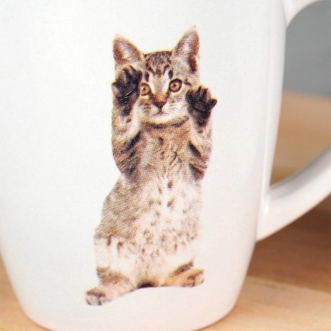 Kubki Ceramiczne Koty 220 ml 3 Szt. ORION do Zmywarki i Mikrofali