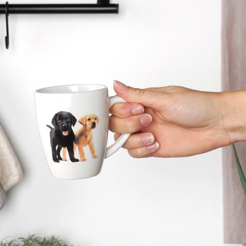 Kubki Ceramiczne Psy 220 ml 3 Szt. ORION do Zmywarki i Mikrofali