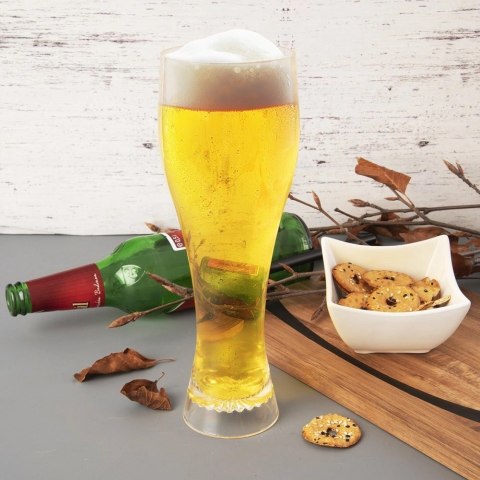 Kufel do Piwa Plastikowy 600 ml ORION Przezroczysty Nietłukący