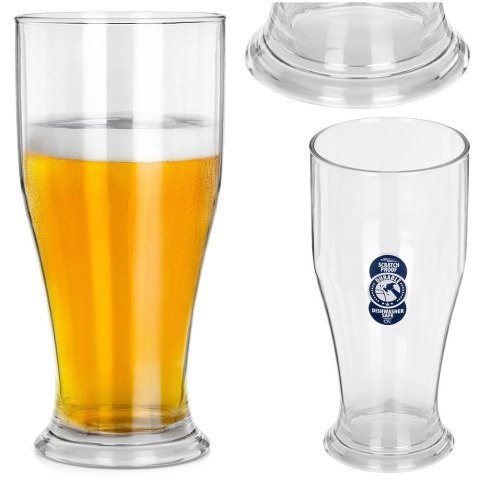 Kufel do piwa plastikowy nietłukący 520 ml