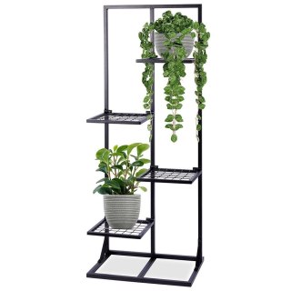 Kwietnik Stojak na Kwiaty 4-Poziomowy Kaskada Metalowy Loft VILDE 102 cm