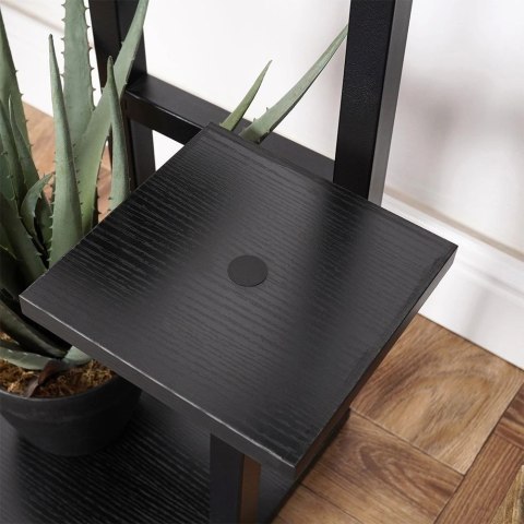 Kwietnik Stojak na Kwiaty 4-Poziomowy Kaskada Metalowy Loft VILDE 84 cm