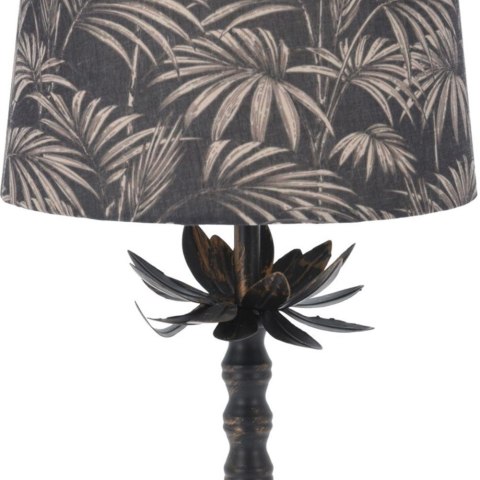 Lampa Lampka Stołowa Stojąca Ozdobna Abażur Metalowa na Kabel ORION 49 cm