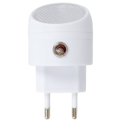 Lampka Nocna led do Kontaktu z Czujnikiem Zmierzchu 8 cm ORION Biała