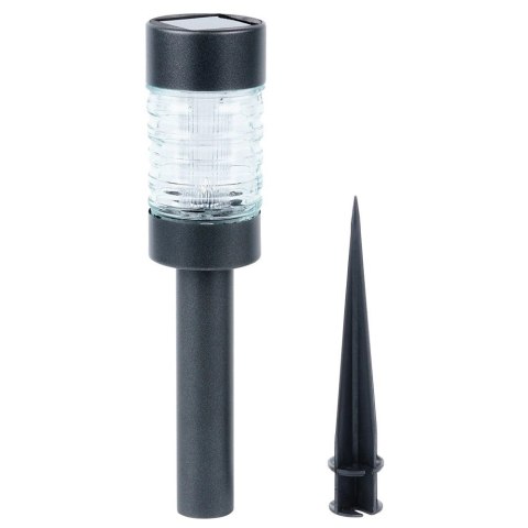 Lampka Ogrodowa Solarna led Wbijana 27 cm ORION Stal Nierdzewna