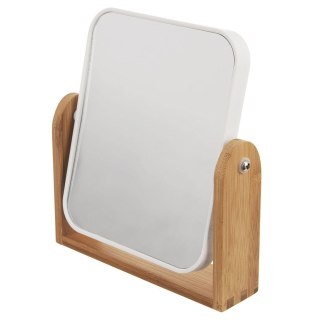 Lusterko Kosmetyczne Podwójne do Makijażu Malowania Solidne ORION 18x20 cm