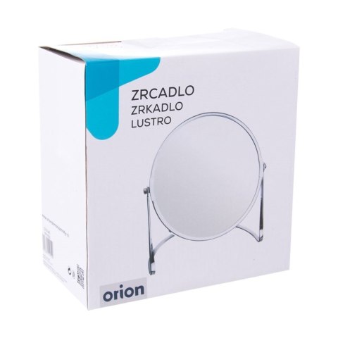Lusterko Kosmetyczne do Makijażu na Stojaku Dwustronne Solidne ORION 17 cm