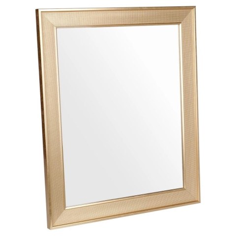 Lustro Ścienne Prostokątne Rama z Tworzywa Złota 49,5 x 59,5 cm VILDE