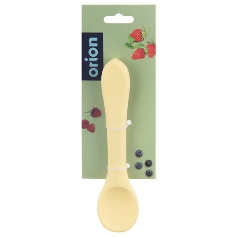 Łyżeczka Dziecięca Silikonowa Żółta 14 x 3,5 cm do Zmywarki ORION