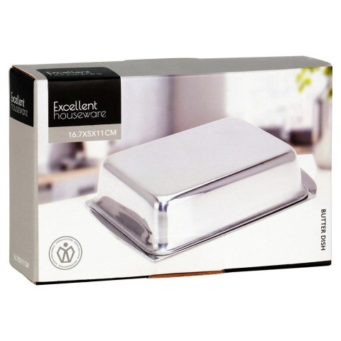 Maselniczka Stal Nierdzewna z Pokrywką 16,5 x 10 x 4 cm EXCELLENT HOUSEWARE