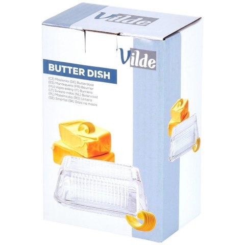 Maselniczka Szklana z Pokrywką 17 x 10 x 7 cm do Zmywarki VILDE