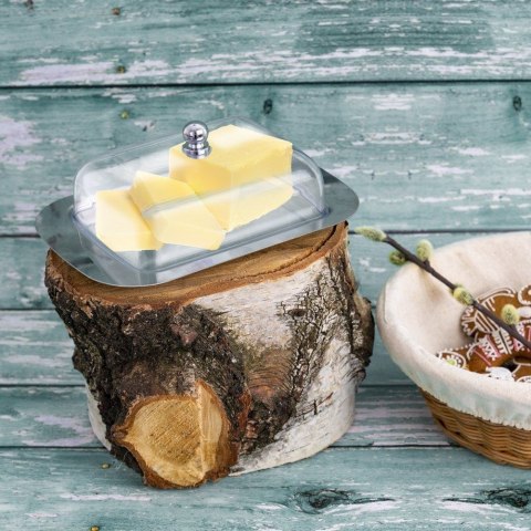 Maselniczka z Pokrywką Tworzywo i Stal Nierdzewna 18 x 12 x 8 cm ORION